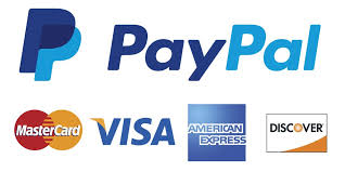 We accept PayPal, VISA, MasterCard, American Express and Discover.